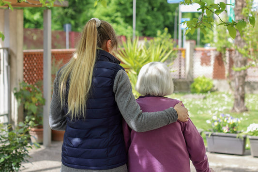 daughter talking to mom about Home Safety for Elderly Home Safety Tips
